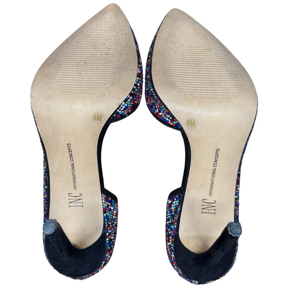 INC International Concepts Kenjay Women's 6M Multi Rhineston High Heel Pump - Picture 10 of 13